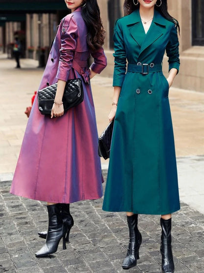 Coat 6 new 2024 Winter Women's  With Belt Fashion Streetwear Long coat Ladies