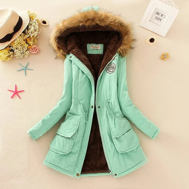 Coat12 New 2024Autumn Winter Padded Casual Warm