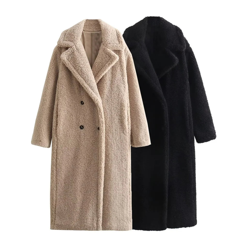 Coat 5 New 2024 Autumn/Winter New Fashion and Casual Versatile  Long Coat