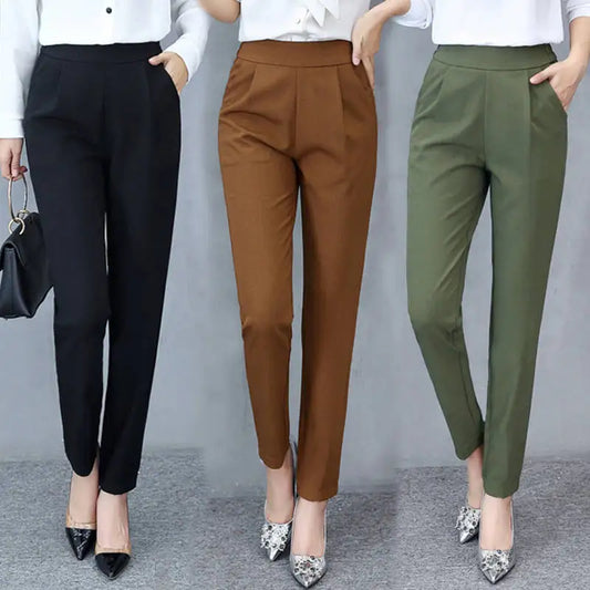Pants8 Elegant Ladies  Fashion Casual Office Work Pants
