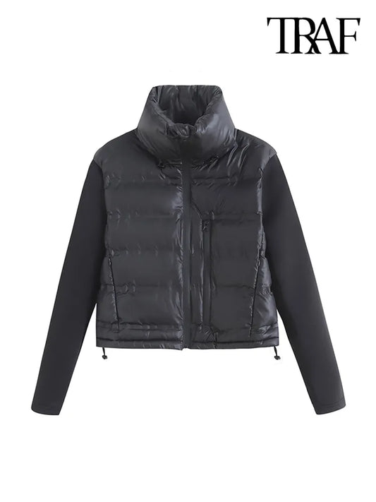 Coat17 Women Fashion  Thick Warm Padded Jacket